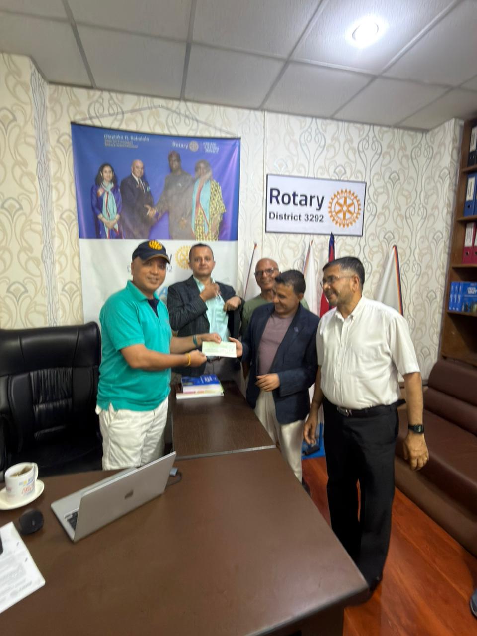 Support to the Prime Minister’s Disaster Fund