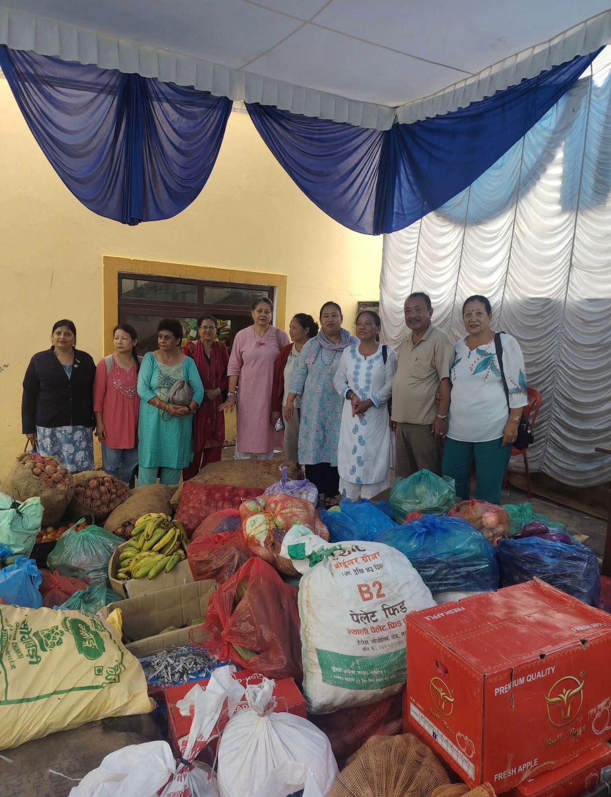 Distribution Of Relief Item To Flood Families Of Rasuwa