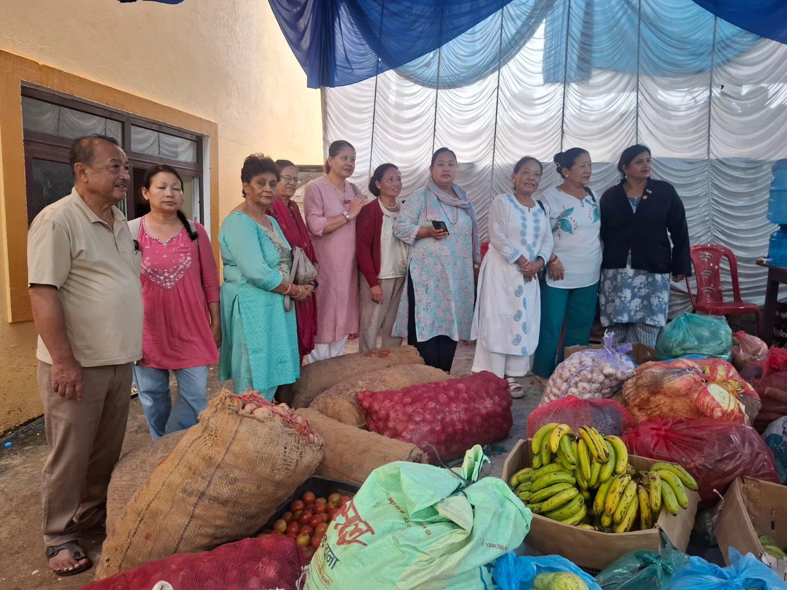 Distribution Of Relief Item To Flood Families Of Rasuwa